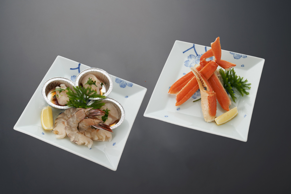 Assorted seafoods